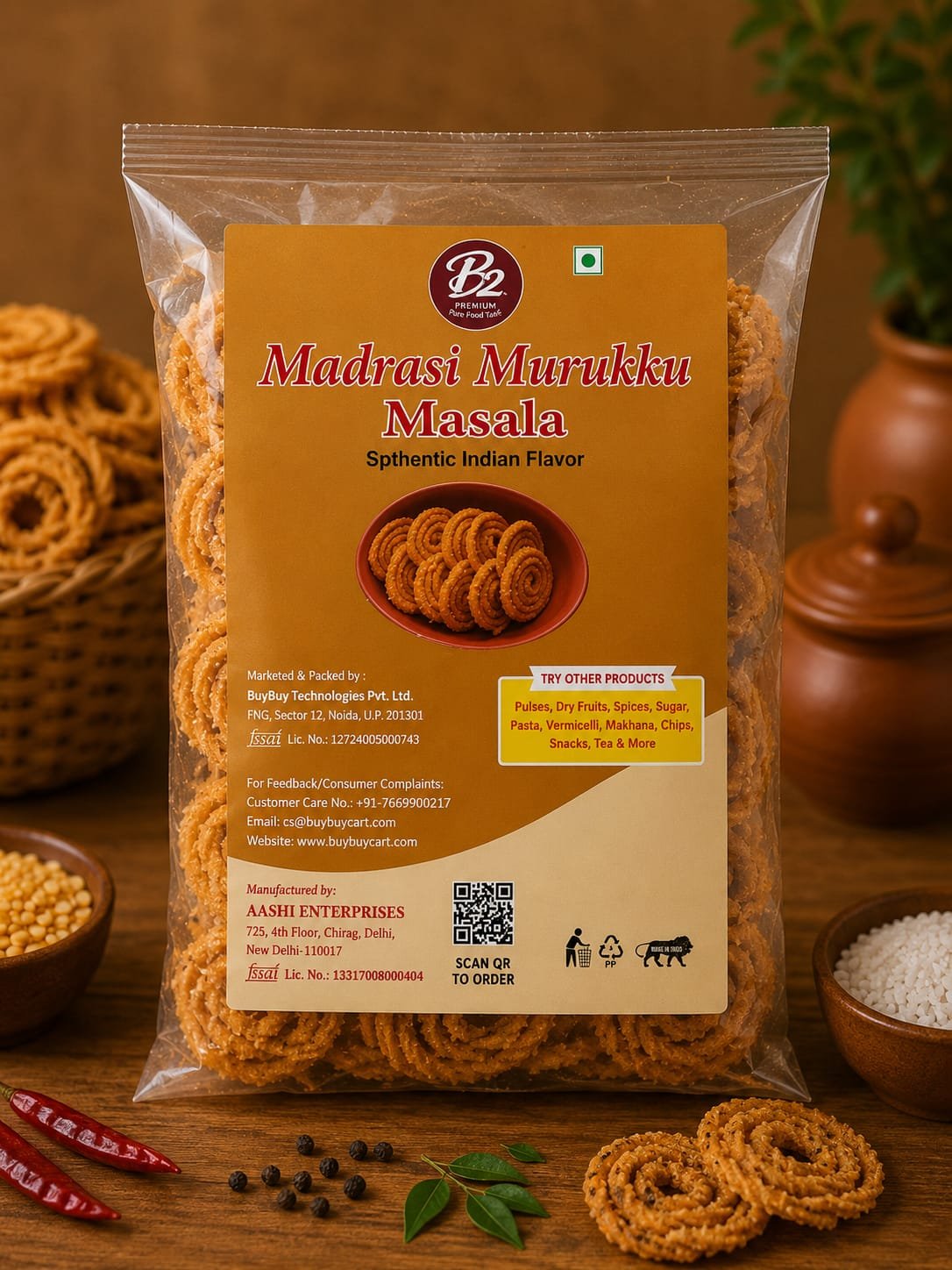 Madrasi Murukku Masala
